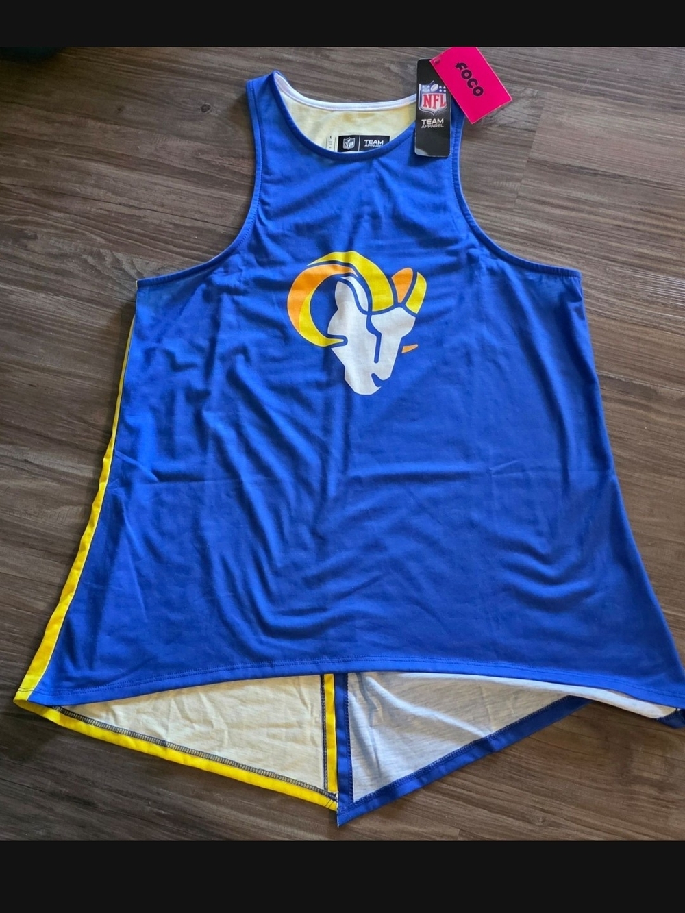 *Brand New* Womens Ladies NFL LA Rams Sleeveless Tank Top Sz Large